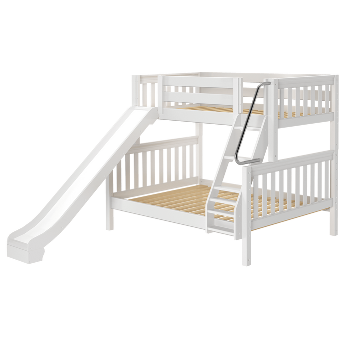 Maxtrix Twin over Full Medium Bunk Bed + Slide (800 Lbs. Rating)