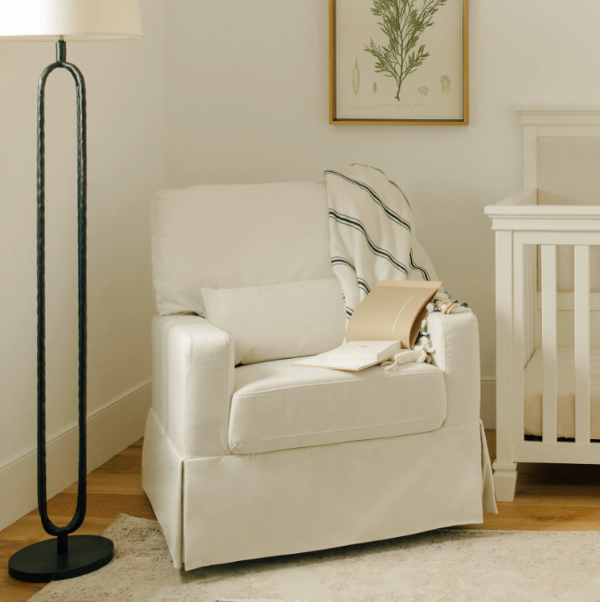 Crawford Pillowback Comfort Swivel Glider