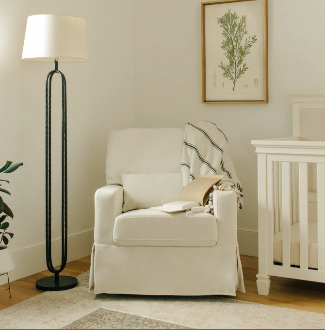 Crawford Pillowback Comfort Swivel Glider