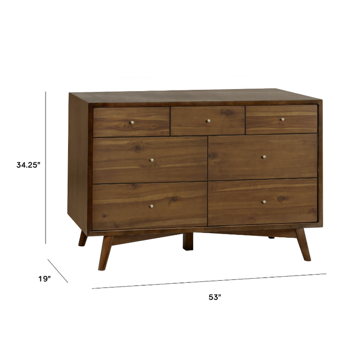 Babyletto Palma 7-Drawer Assembled Double Dresser