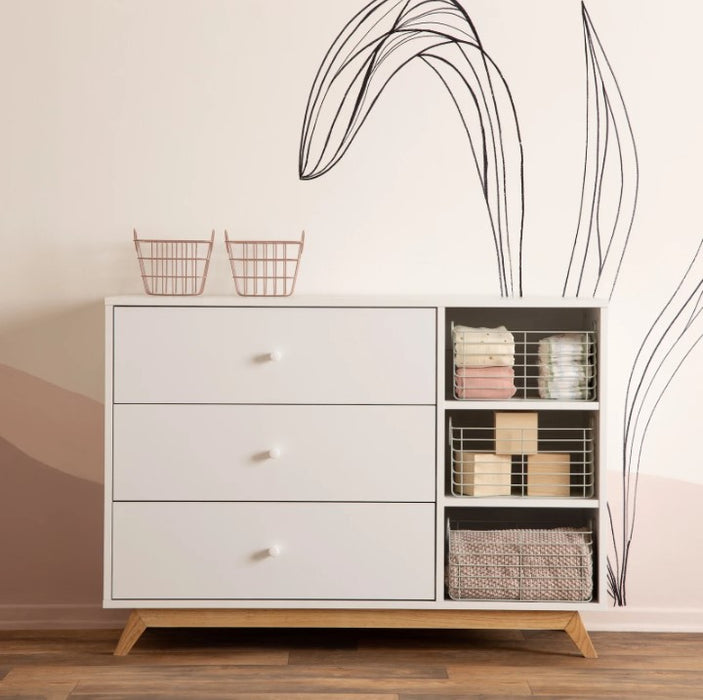 dadada Central Park 3-drawer, 2 shelves dresser