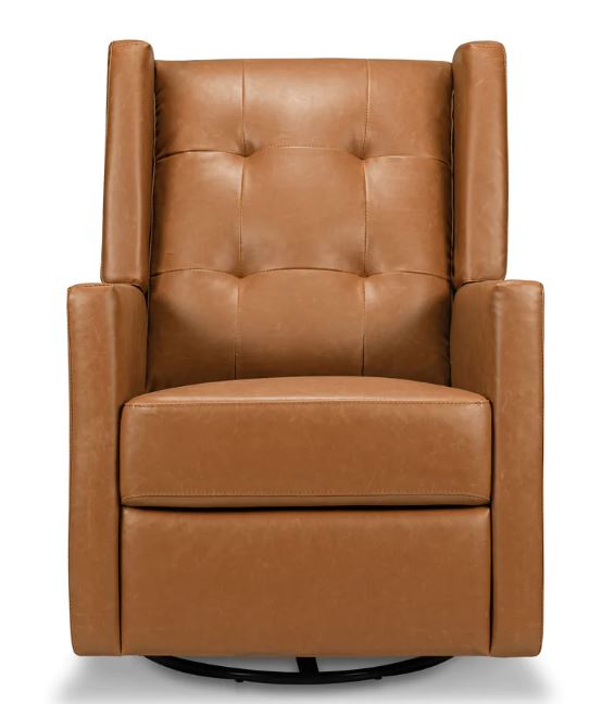 Davinci Maddox Recliner and Swivel Glider in Vegan Leather