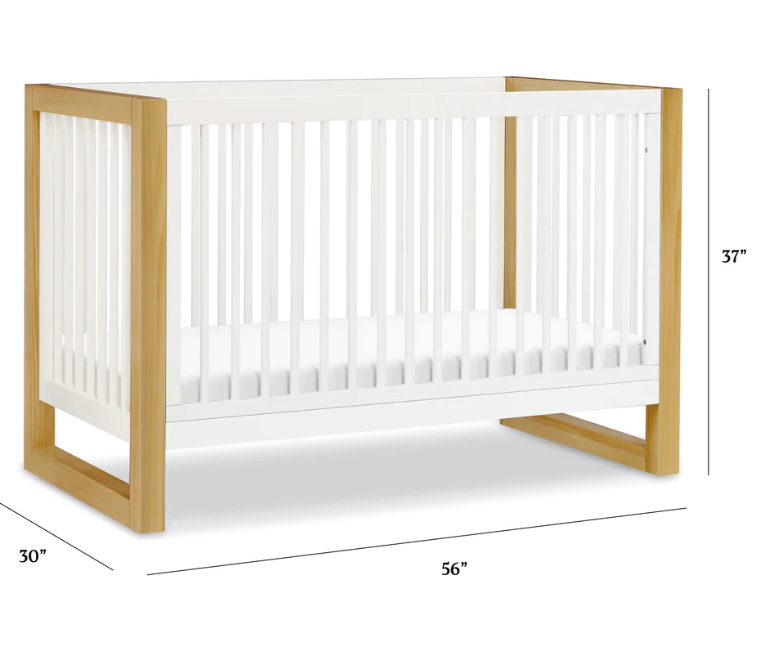 Namesake Nantucket 3-in-1 Convertible Crib with Toddler Bed Conversion Kit