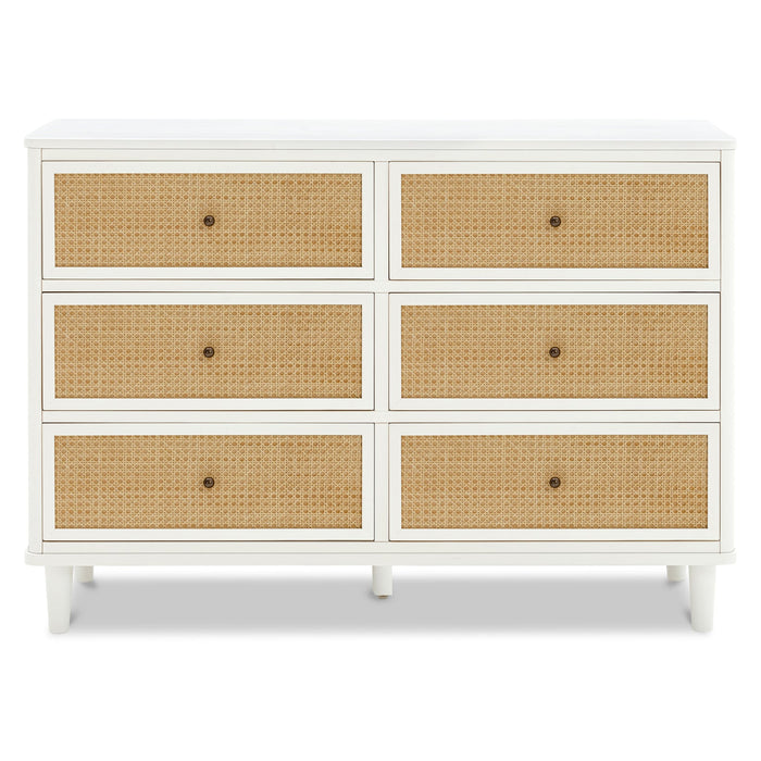 Namesake Marin with Cane 6 Drawer Dresser
