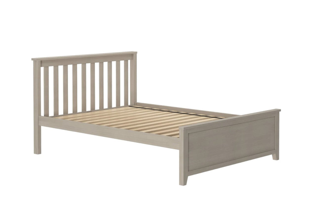 M3 Full Bed with Slat Headboard & Foot Panel + Slat Roll 400lbs rating