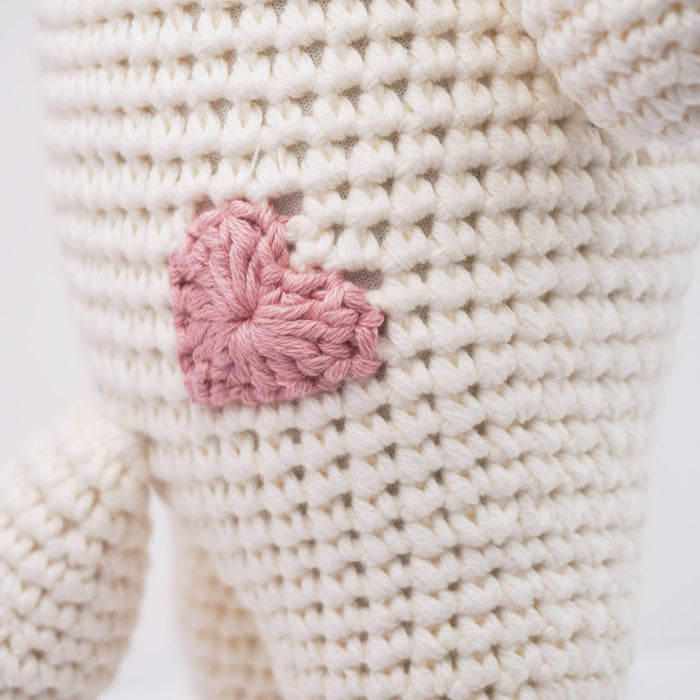 Handmade Crochet Doll: Platinum Barbra the Softie