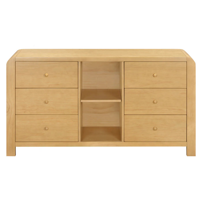 Babyletto TipToe 6-Drawer Assembled Dresser with Cubbies