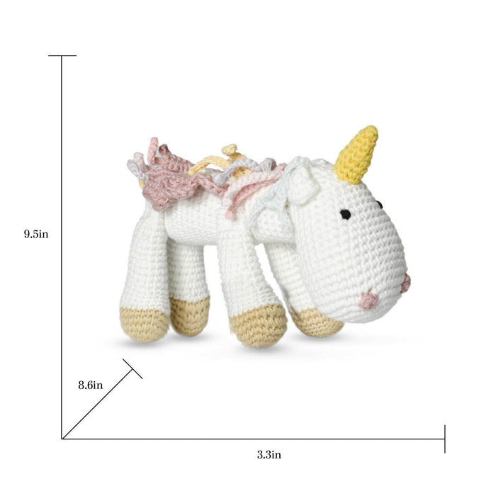 Handmade Crochet Doll: Unicorn