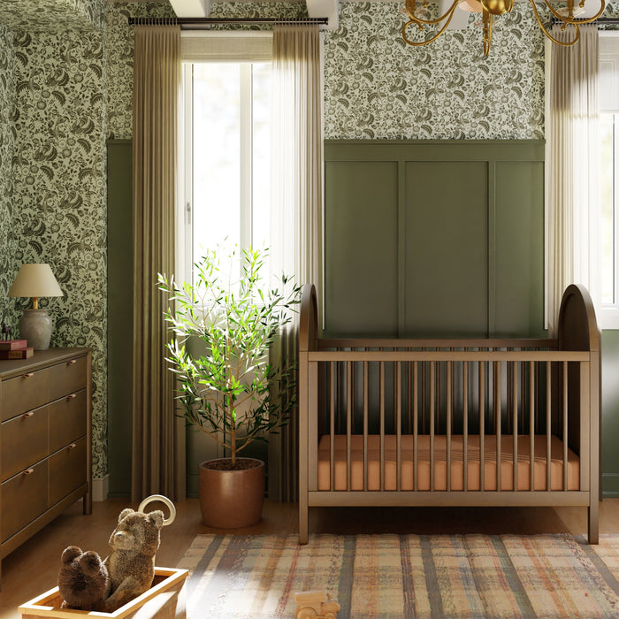 Black Friday Deal! Babyletto Bondi Cane 3-in-1 Convertible Crib with Toddler Bed Conversion Kit