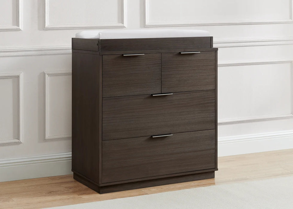 Delta Children Forever 4 Drawer Dresser with Changing Top and Interlocking Drawers