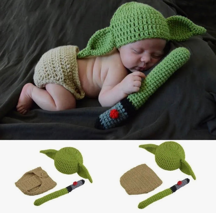Newborn Photography Outfit Baby Yoda