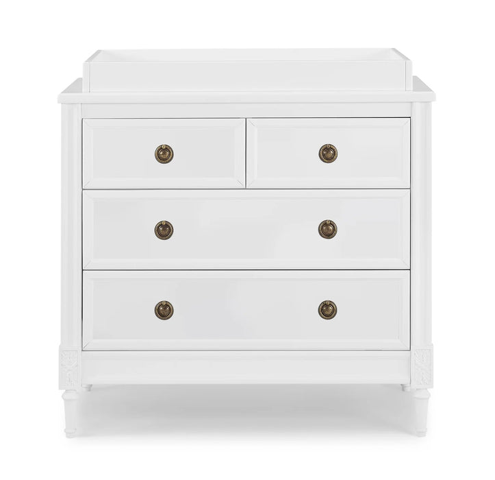 Delta Children  Heritage 4 Drawer Dresser with Changing Top and Interlocking Drawers