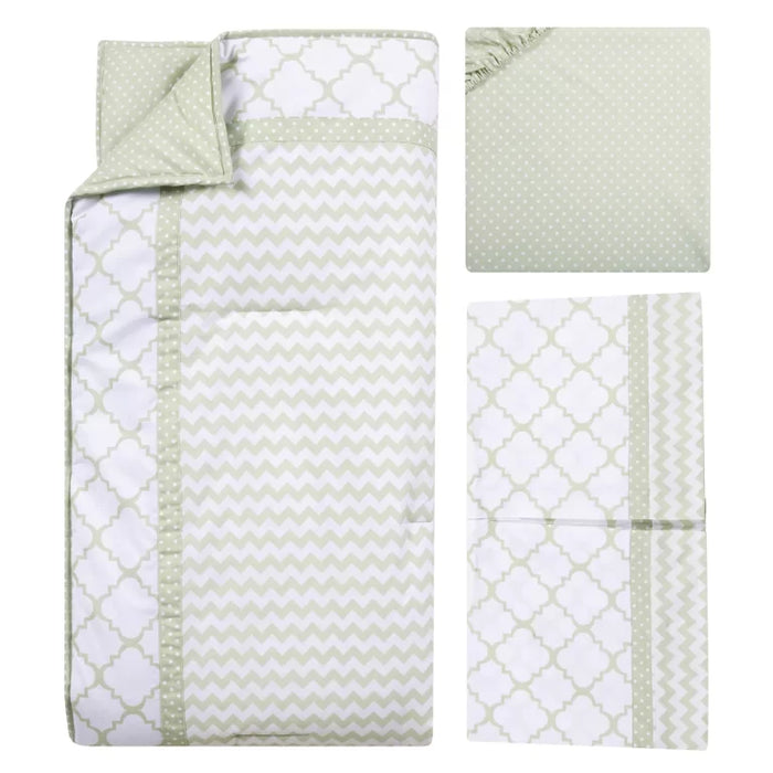 Trend Lab Sea Foam 3 Piece Crib Bedding Set