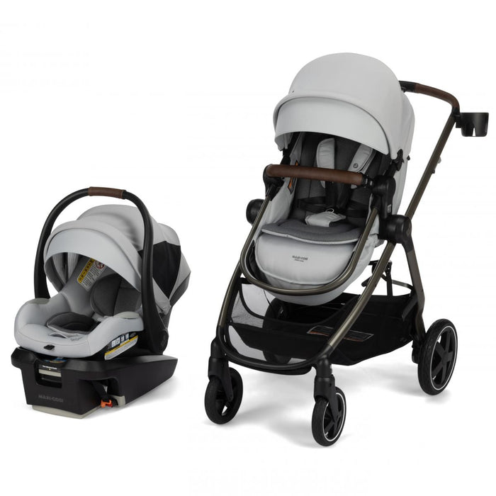 Maxi-Cosi Zelia 2 Luxe+ Travel System - Arctic Frost Brixy Store Exclusive