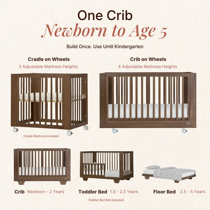 dadada Spirit 8-in-1 Convertible Crib