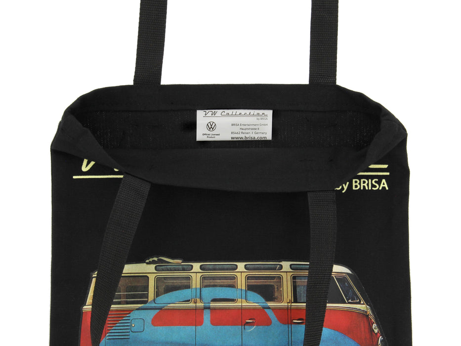 VW T1 BUS & BEETLE PROMOTIONAL SHOPPING BAG - BLACK