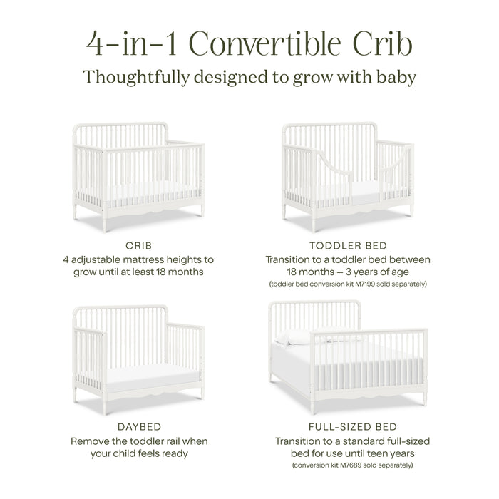 Black Friday Deal! Namesake Liberty 4-in-1 Convertible Spindle Crib