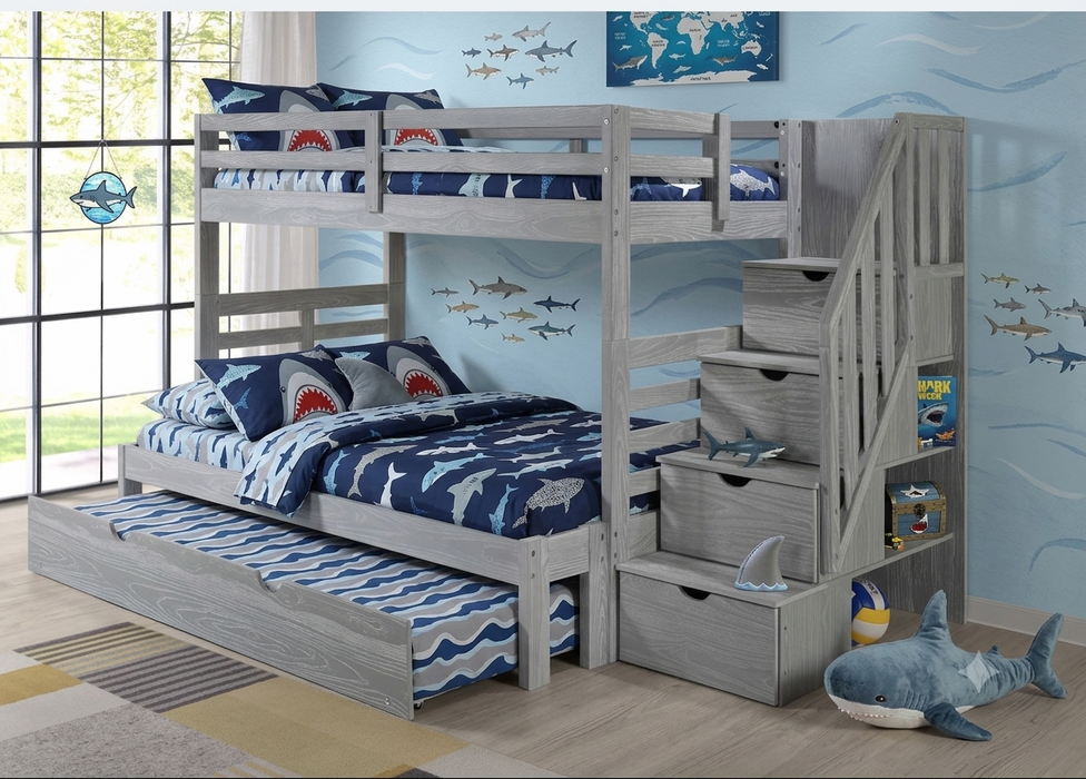 Innovations Twin over Full Staircase Bunk