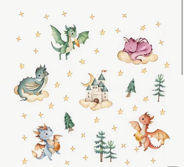 Baby Dragon Wall Stickers