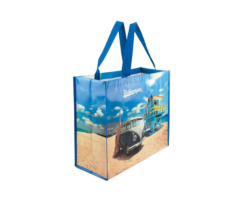 VW Bus Reuseable Large Bulk Foldable Shopper Bag - Beachlife