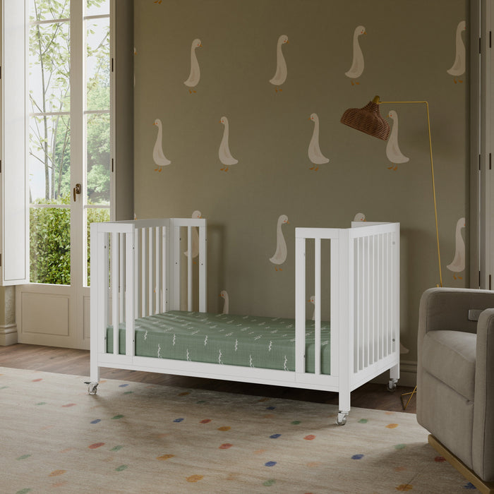 Black Friday Deal! Babyletto Rolli 9-in-1 Convertible All-Stages Crib with Bassinet & Toddler Bed Conversion Kits