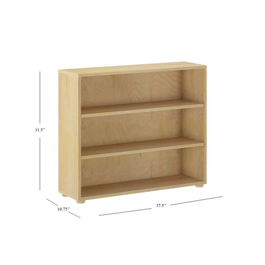 Maxtrix Low 3 Shelf Bookcase