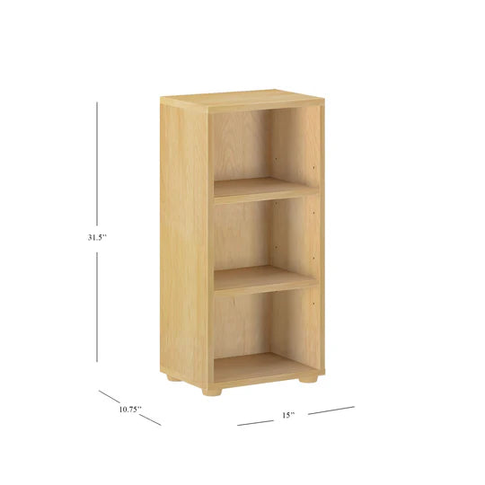 Maxtrix Narrow 3 Shelf Bookcase