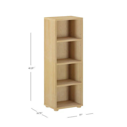 Maxtrix Narrow 4 Shelf Bookcase