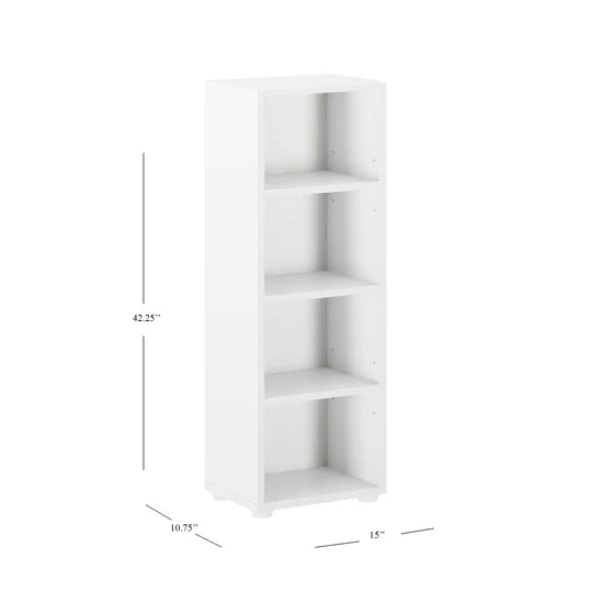 Maxtrix Narrow 4 Shelf Bookcase