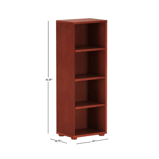 Maxtrix Narrow 4 Shelf Bookcase