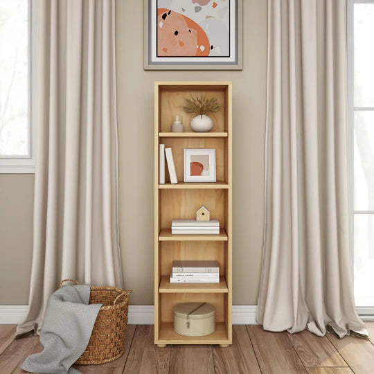 Maxtrix Narrow 5 Shelf Bookcase