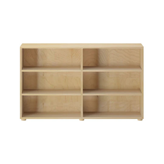 Maxtrix Double Low 6 Shelf Bookcase