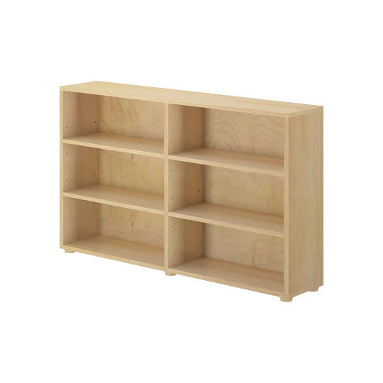 Maxtrix Double Low 6 Shelf Bookcase