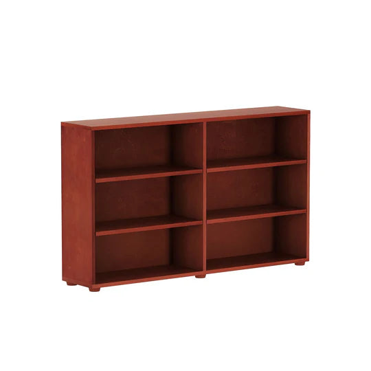 Maxtrix Double Low 6 Shelf Bookcase