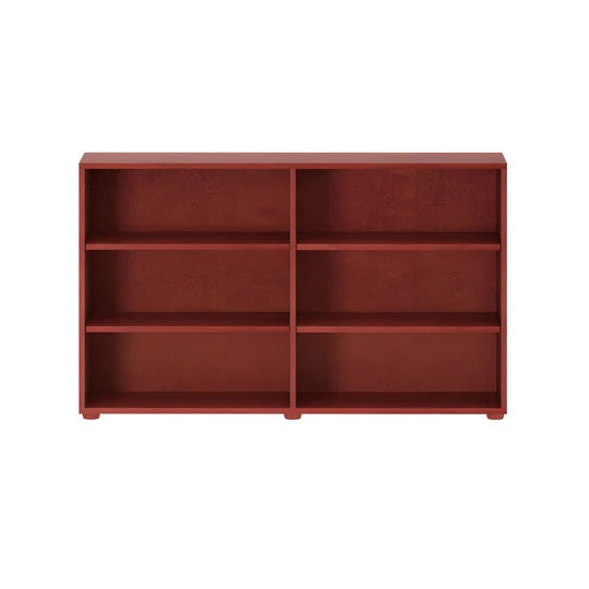 Maxtrix Double Low 6 Shelf Bookcase