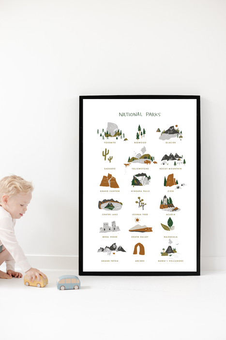 National Parks Art Print