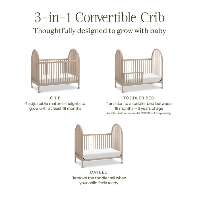 Black Friday Deal! Namesake Alouette 3-in-1 Convertible Spindle Crib