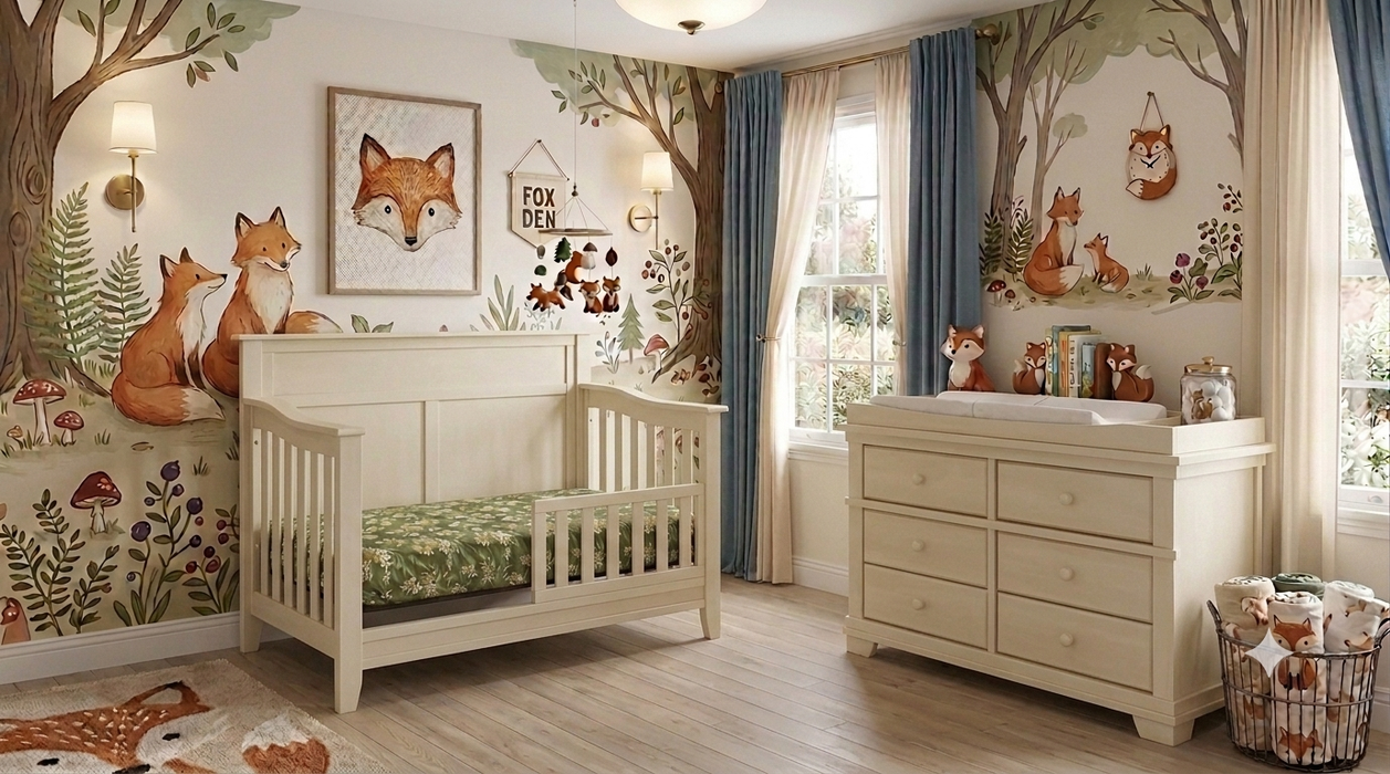 Pali Napoli Flat Top Crib Forever Crib