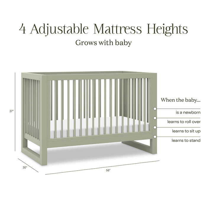 Black Friday Deal! Namesake Nantucket 3-in-1 Convertible Crib with Toddler Bed Conversion Kit