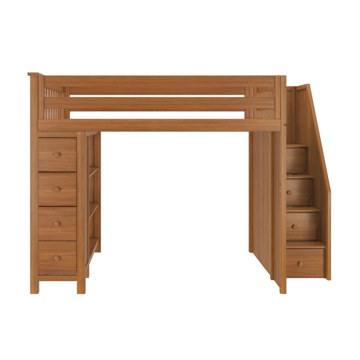 Jackpot Deluxe Full Size Loft with Staircase + Storage