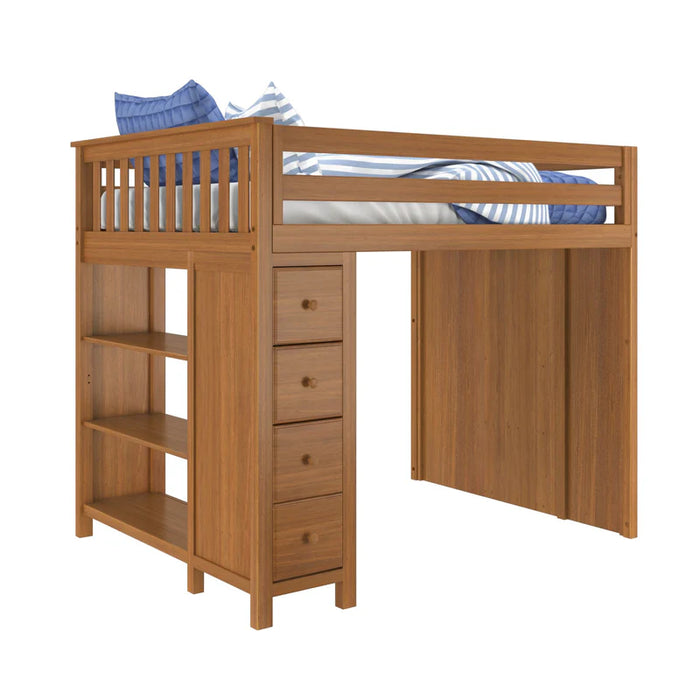 Jackpot Deluxe Full Size Loft with Staircase + Storage