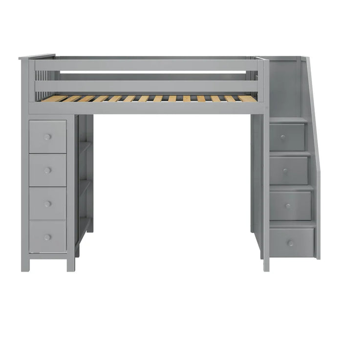 Jackpot Deluxe Full Size Loft with Staircase + Storage