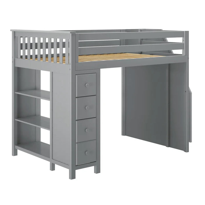 Jackpot Deluxe Full Size Loft with Staircase + Storage