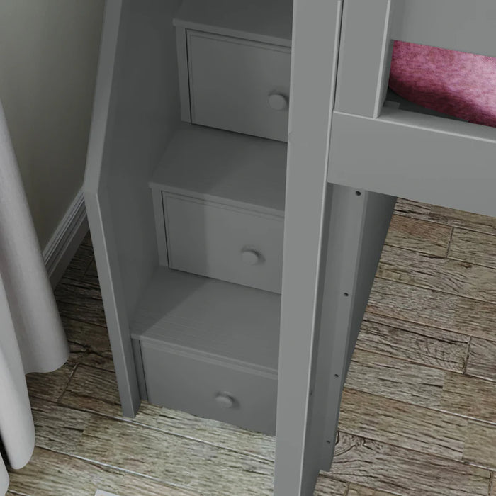 Jackpot Deluxe Full Size Loft with Staircase + Desk