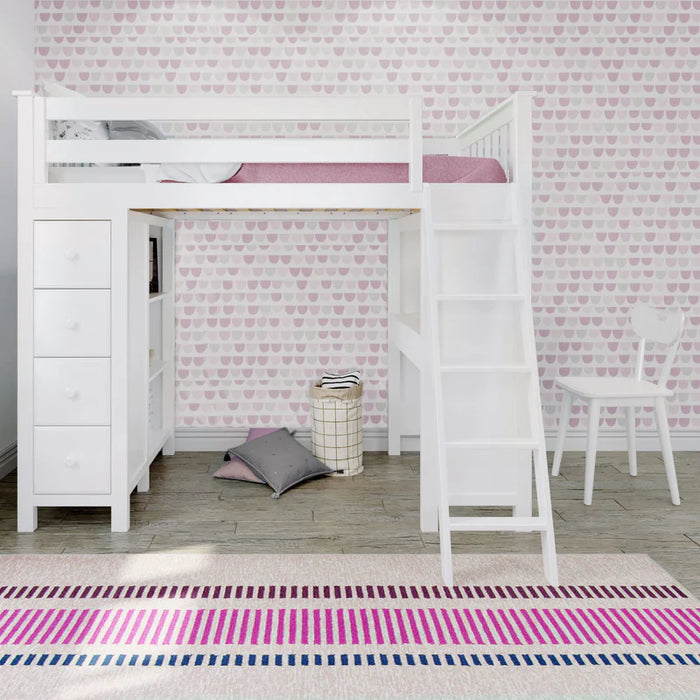 Jackpot Deluxe Loft Bed Storage Study