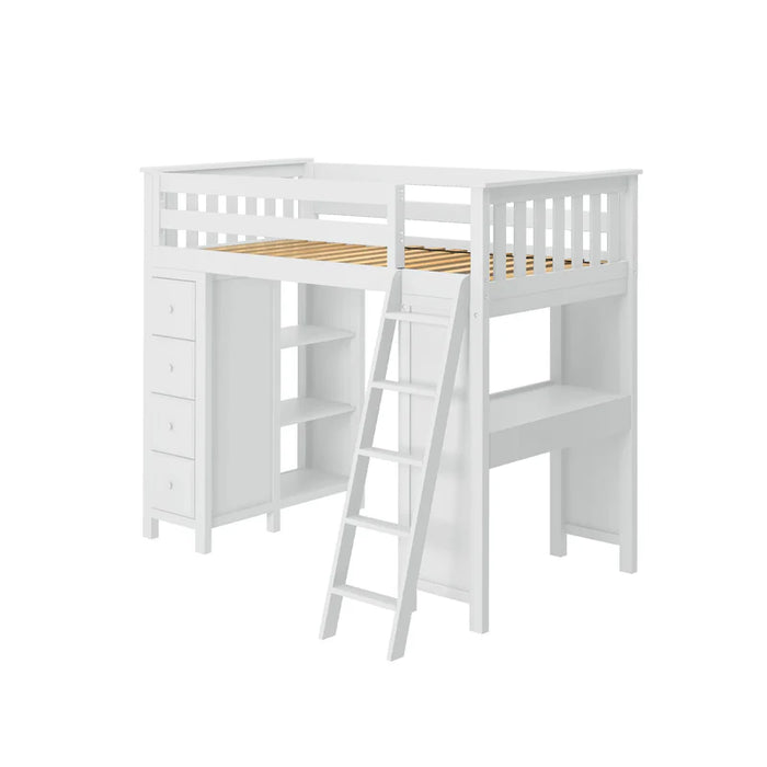 Jackpot Deluxe Loft Bed Storage Study