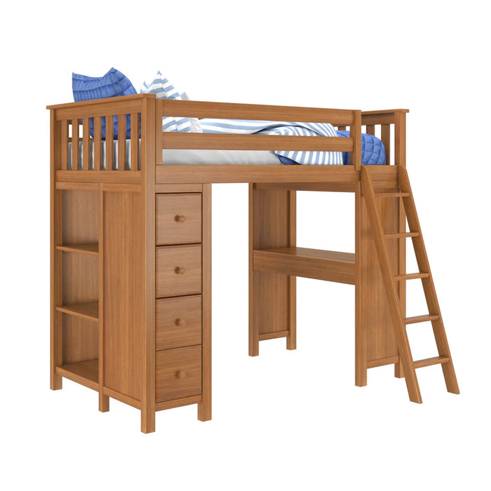Jackpot Deluxe Loft Bed Storage Study