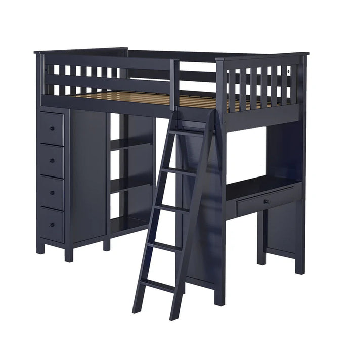 Jackpot Deluxe Loft Bed Storage Study
