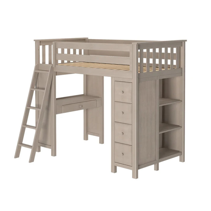 Jackpot Deluxe Loft Bed Storage Study