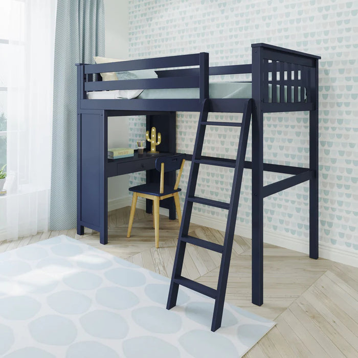 Jackpot Deluxe Leg Loft Bed Study + Twin Bed